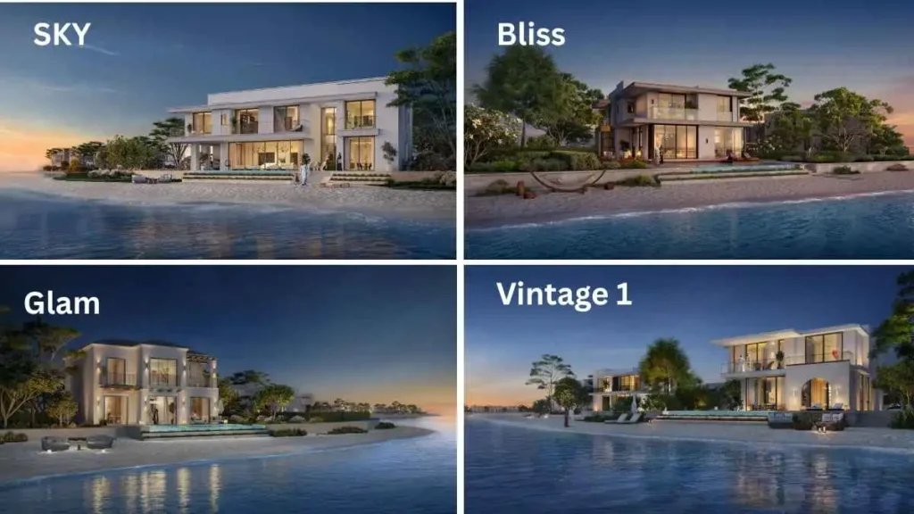 Luxury villa styles on Ramhan Island Abu Dhabi