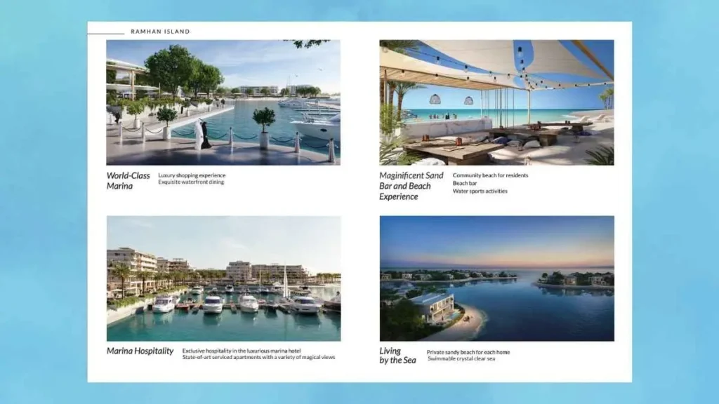 Luxury waterfront villas with private beach on Ramhan Island