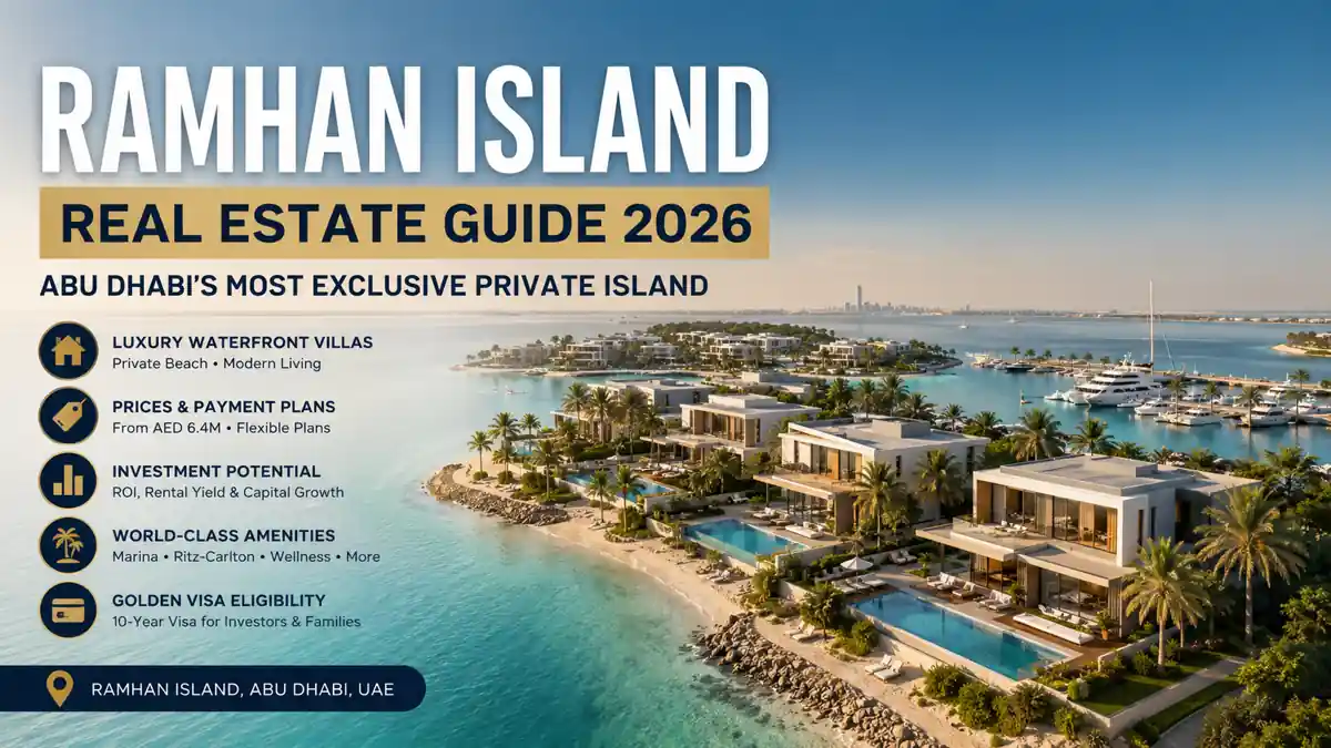 Ramhan Island Real Estate 2026 luxury waterfront villas in Abu Dhabi