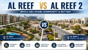 Al Reef vs Al Reef 2 Abu Dhabi property comparison 2026