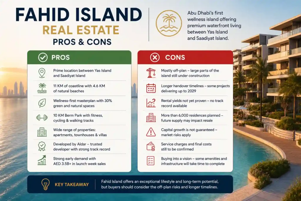Fahid Island real estate pros and cons