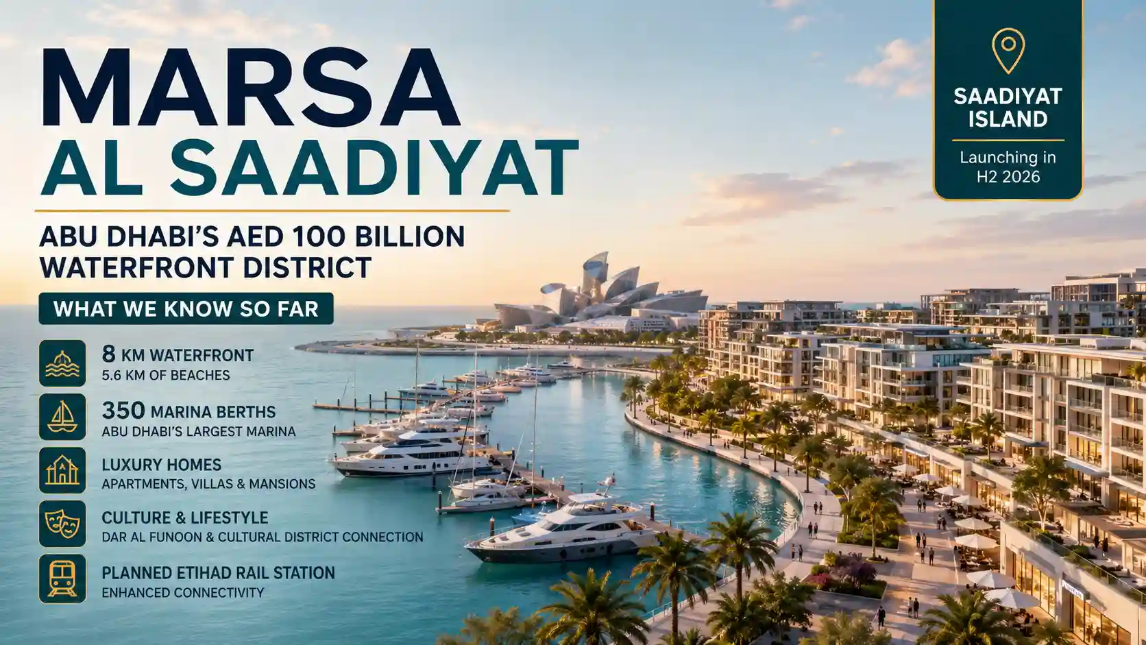Marsa Al Saadiyat waterfront development in Abu Dhabi